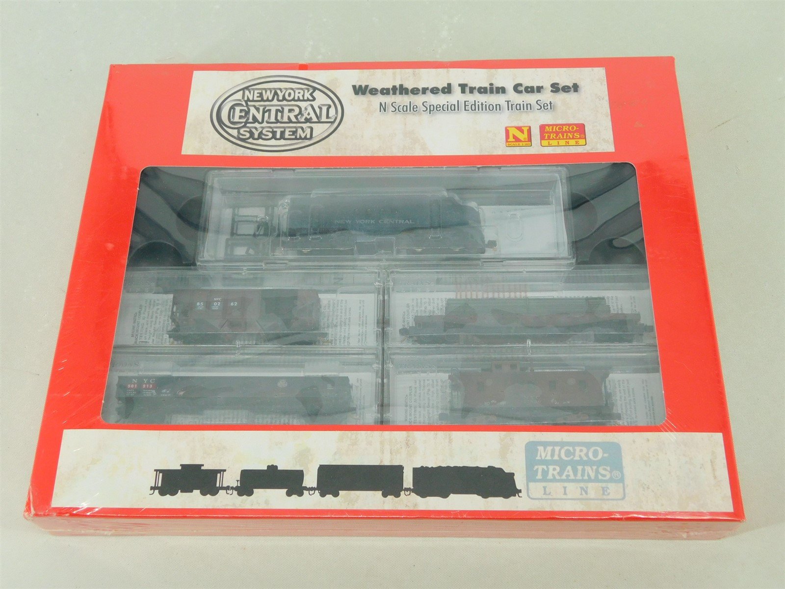 N Micro-Trains MTL 99301150 NYC FT Diesel Freight Train Set - Weathered - Sealed