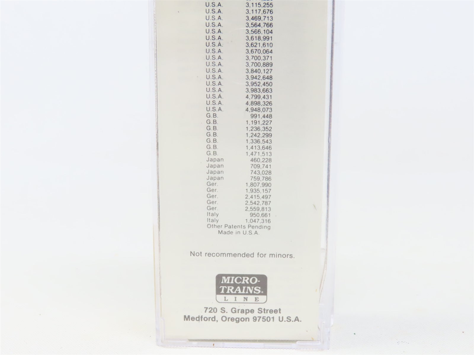 N Scale Micro-Trains MTL 21020 BAR State of Maine 40' Single Door Box Car #2231