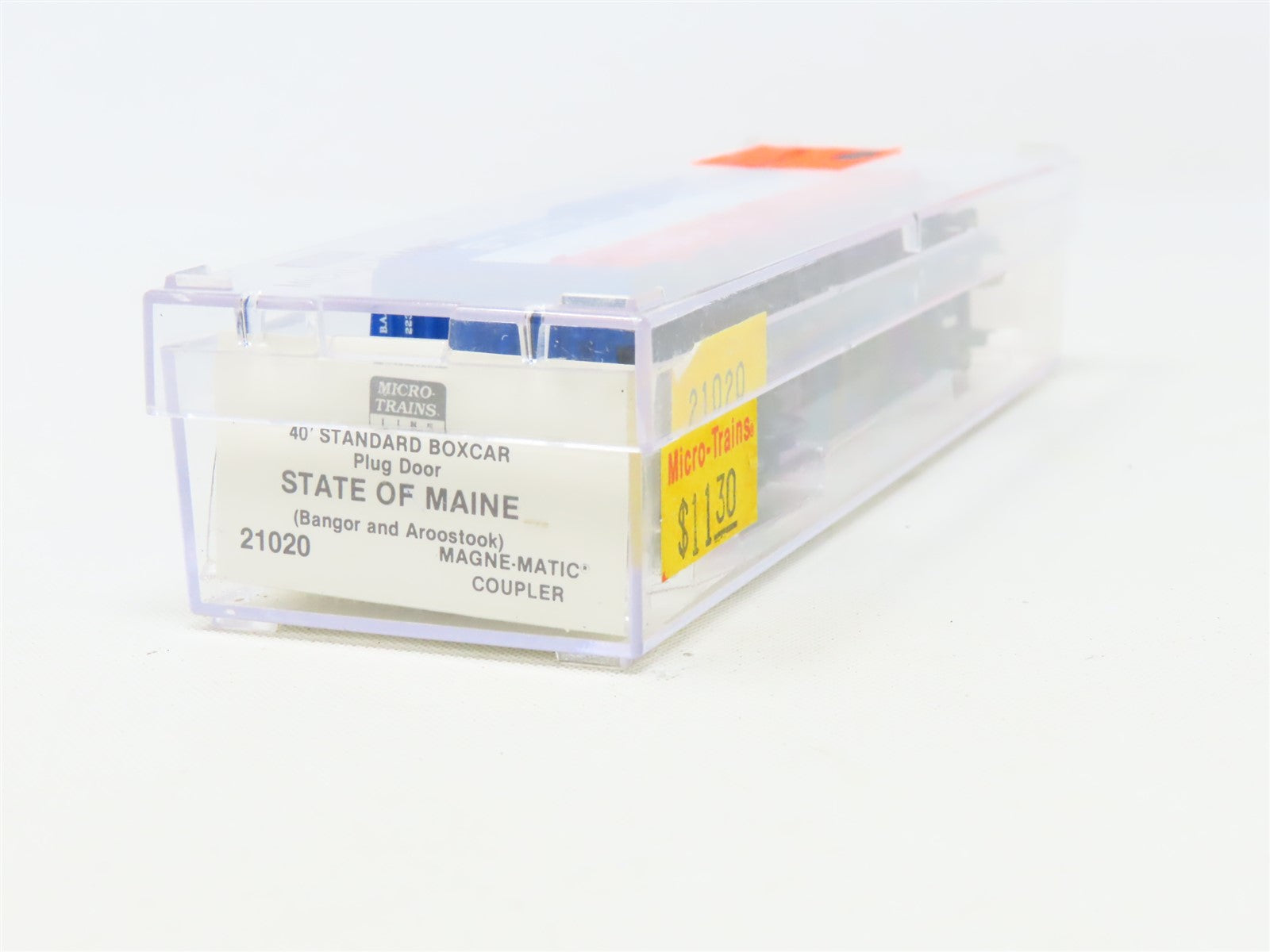 N Scale Micro-Trains MTL 21020 BAR State of Maine 40' Single Door Box Car #2231
