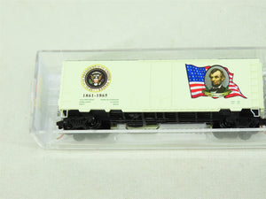 N Micro-Trains MTL 07400125 Presidential Series 40' Box Car - Abraham Lincoln