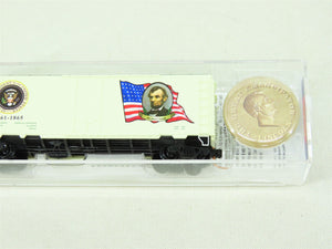 N Micro-Trains MTL 07400125 Presidential Series 40' Box Car - Abraham Lincoln