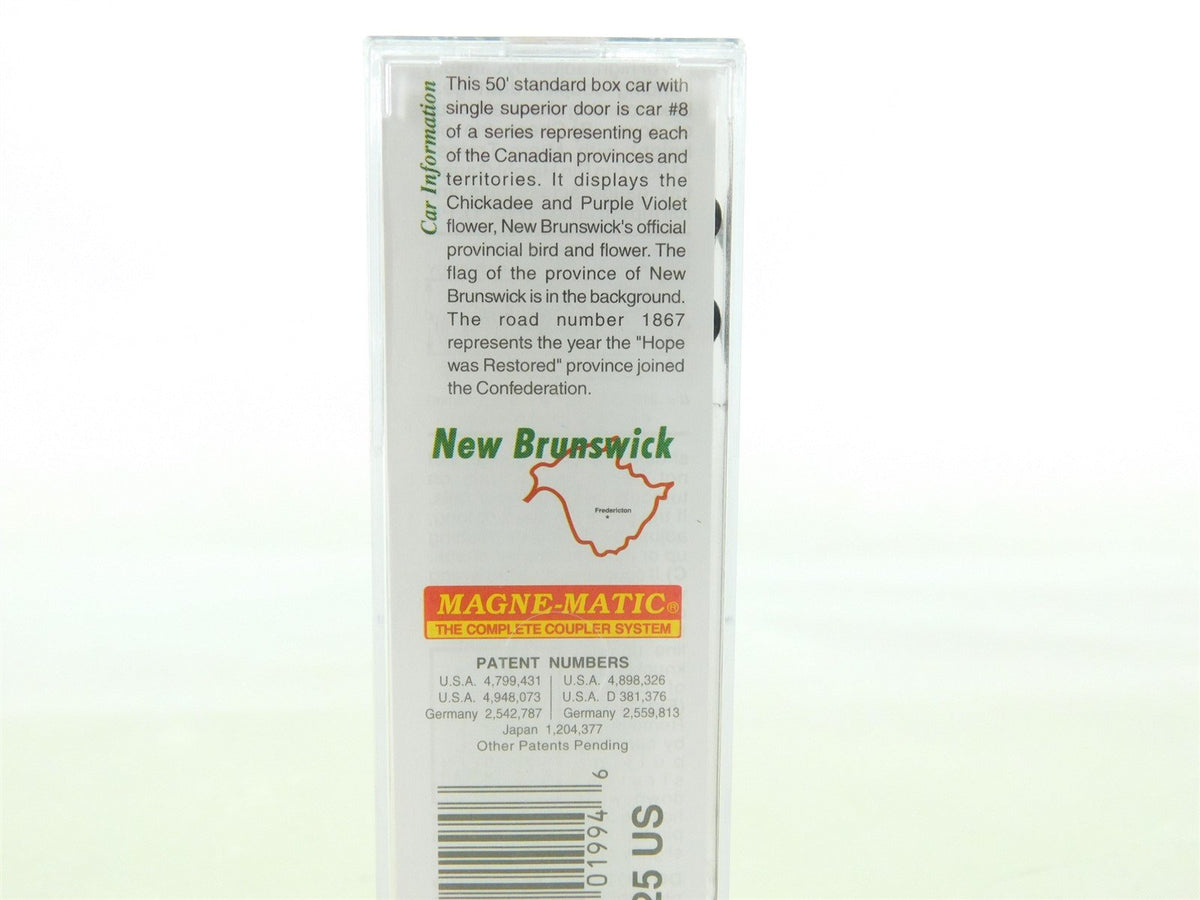 N Scale Micro-Trains MTL 07700158 NB New Brunswick 40&#39; Boxcar #1867