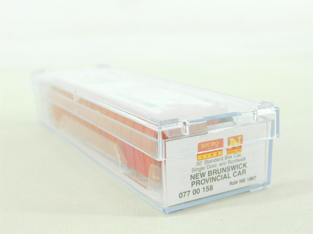 N Scale Micro-Trains MTL 07700158 NB New Brunswick 40&#39; Boxcar #1867