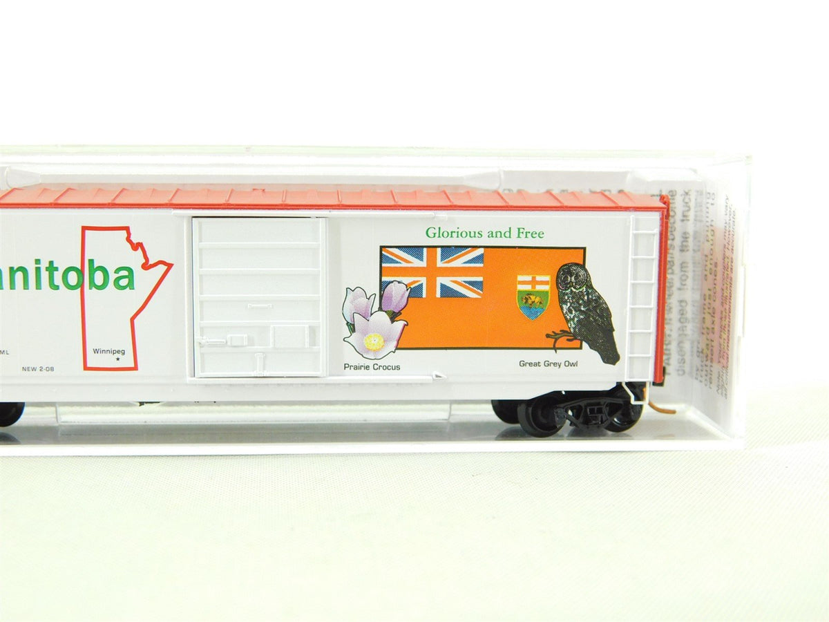 N Scale Micro-Trains MTL 07700160 MB Manitoba 40&#39; Boxcar #1870
