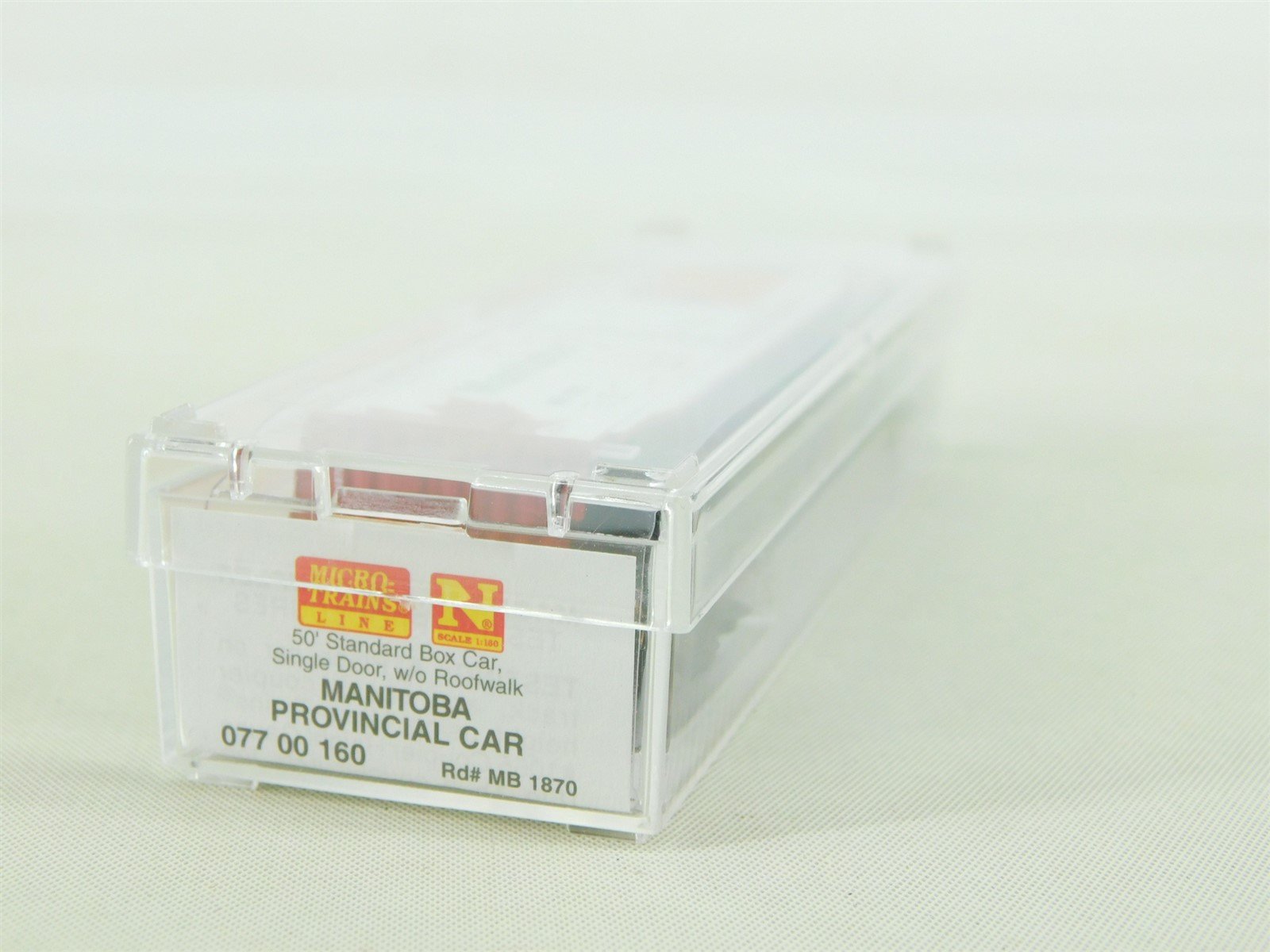 N Scale Micro-Trains MTL 07700160 MB Manitoba 40' Boxcar #1870