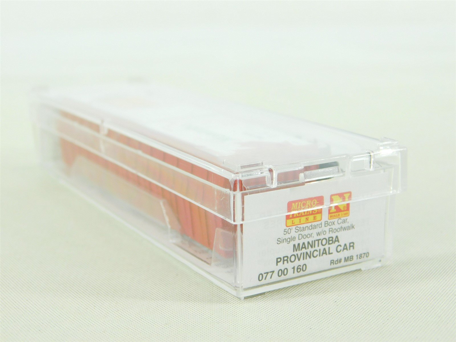 N Scale Micro-Trains MTL 07700160 MB Manitoba 40' Boxcar #1870