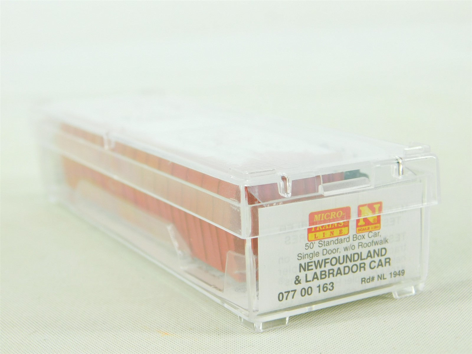N Scale Micro-Trains MTL 07700163 NL Newfoundland & Labrador 40' Boxcar #1949