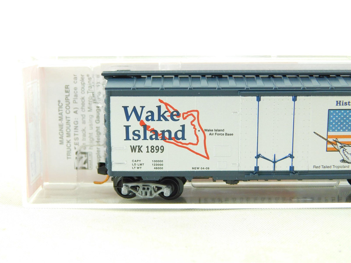 N Scale Micro-Trains MTL NSC 09-01 WK Wake Island 40&#39; Boxcar #1899