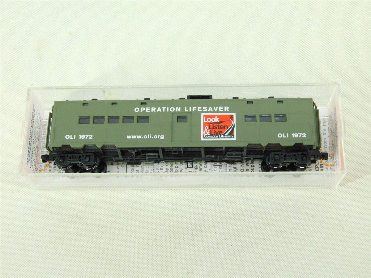 N Micro-Trains MTL NSC 05-01 OLI Operation Lifesaver 50&#39; Troop Kitchen Car #1972