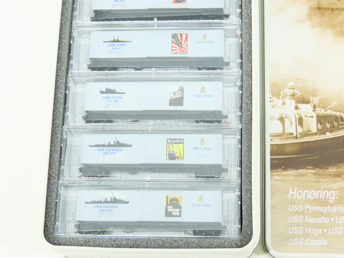 N Scale Micro-Trains MTL 99321060 Battleship Row Pearl Harbor Freight Car Set