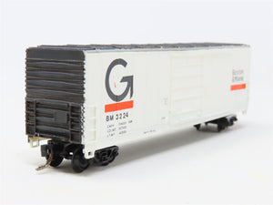 N Scale Life-Like Bev-Bel 4425-3 BM Boston & Maine 50' Single Door Box Car #3224