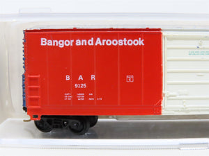 N Scale Life-Like 7731 BAR Bangor & Aroostook 50' Single Door Box Car #9125