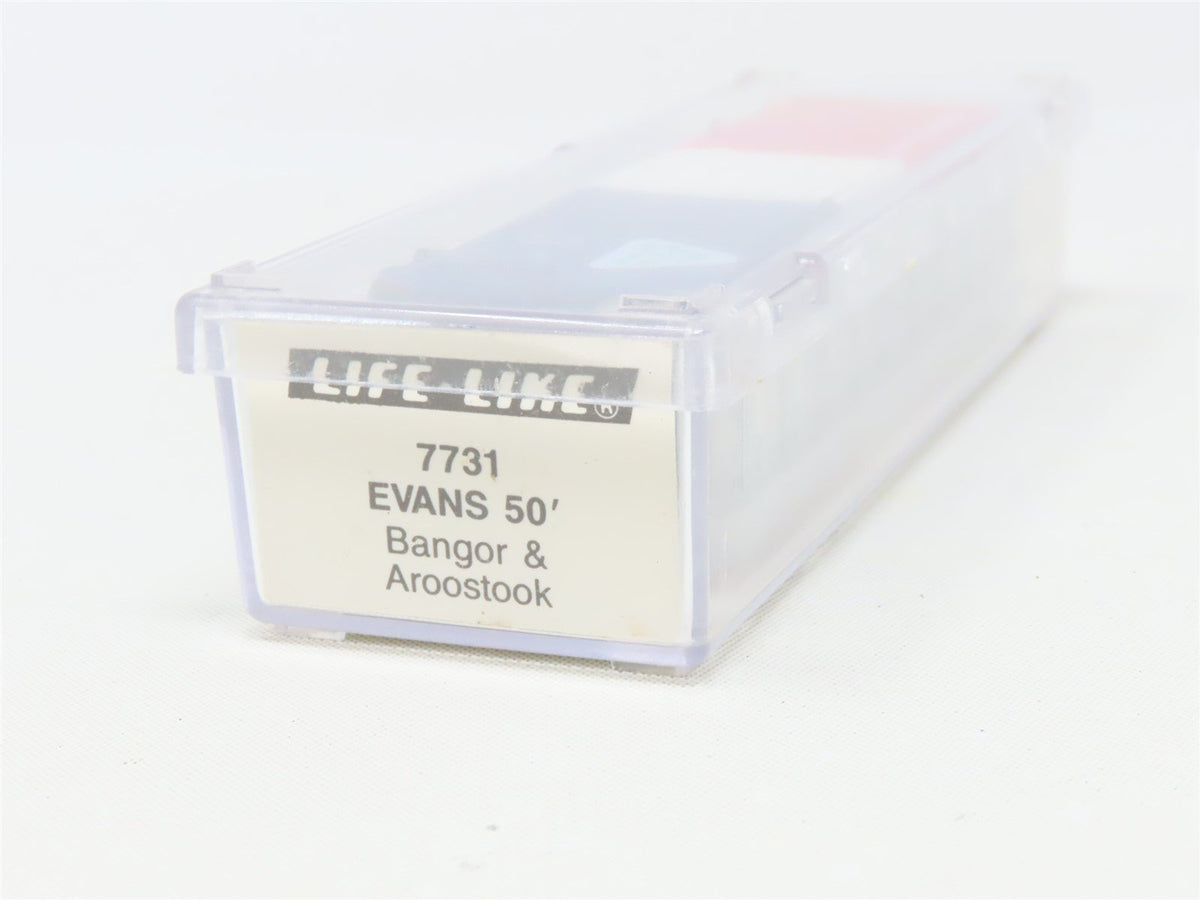 N Scale Life-Like 7731 BAR Bangor &amp; Aroostook 50&#39; Single Door Box Car #9125