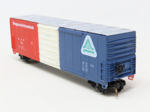 N Scale Life-Like 7731 BAR Bangor & Aroostook 50' Single Door Box Car #9125