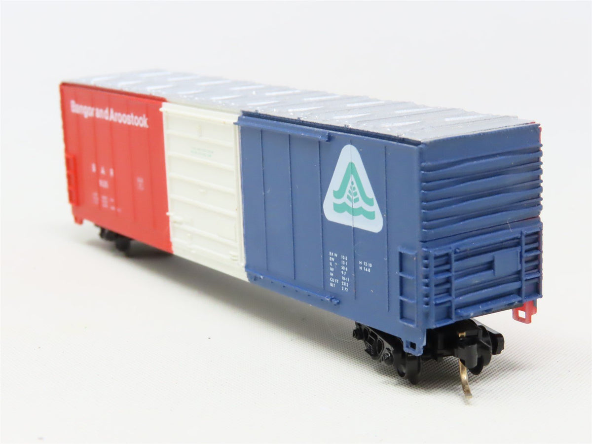 N Scale Life-Like 7731 BAR Bangor &amp; Aroostook 50&#39; Single Door Box Car #9125