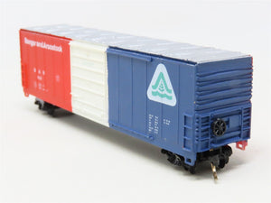 N Scale Life-Like 7731 BAR Bangor & Aroostook 50' Single Door Box Car #9125