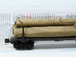 N Scale Micro-Trains MTL 11400060 40' Modern Log Car w/ Uprights