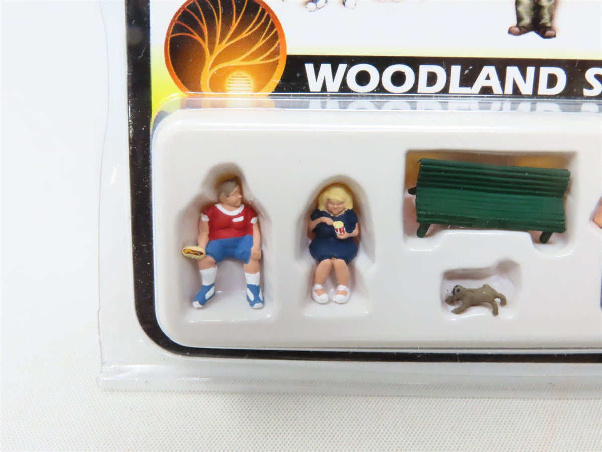 HO Scale Woodland Scenics #A1845 Full Figured Folks - 7 pc. Figure Set