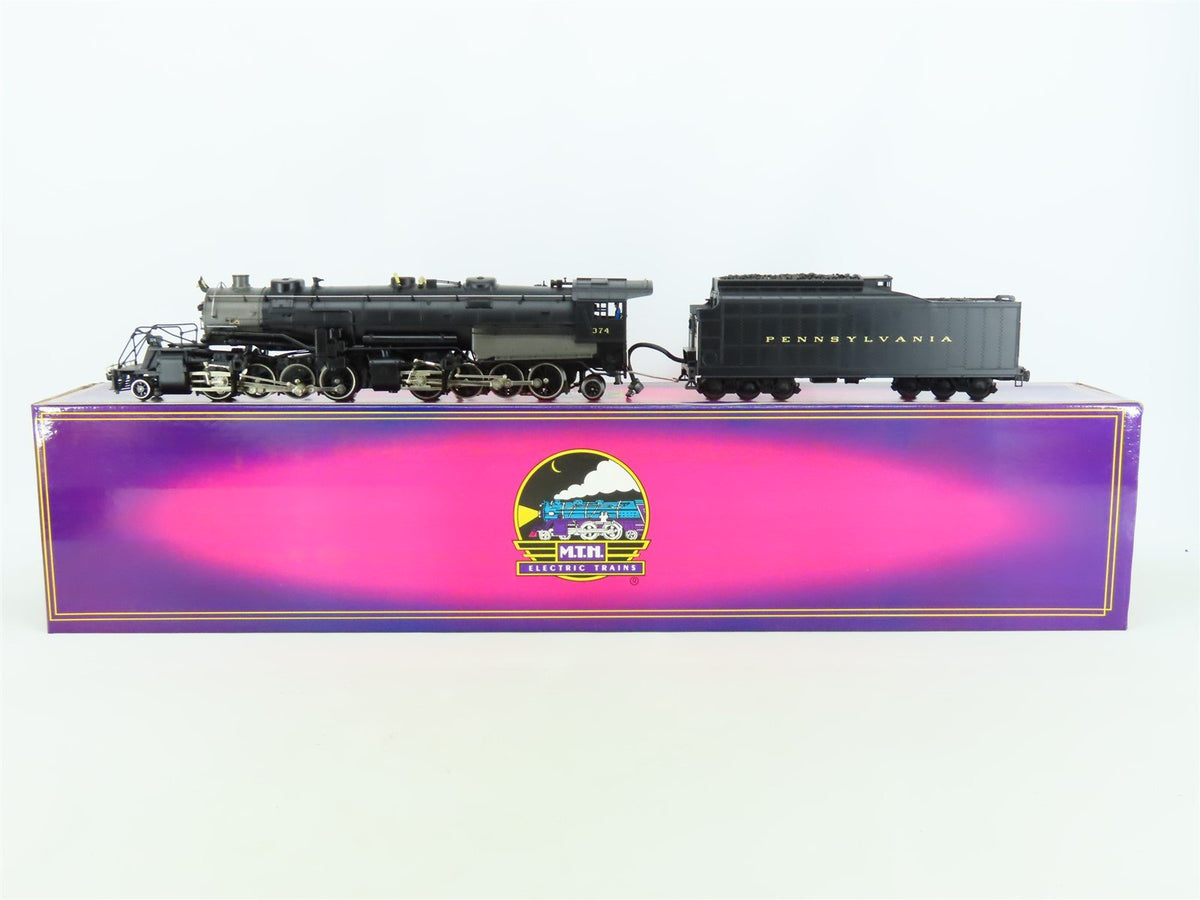 O Gauge 3-Rail MTH MT-3011L PRR Pennsylvania 2-8-8-2 Steam Locomotive #374