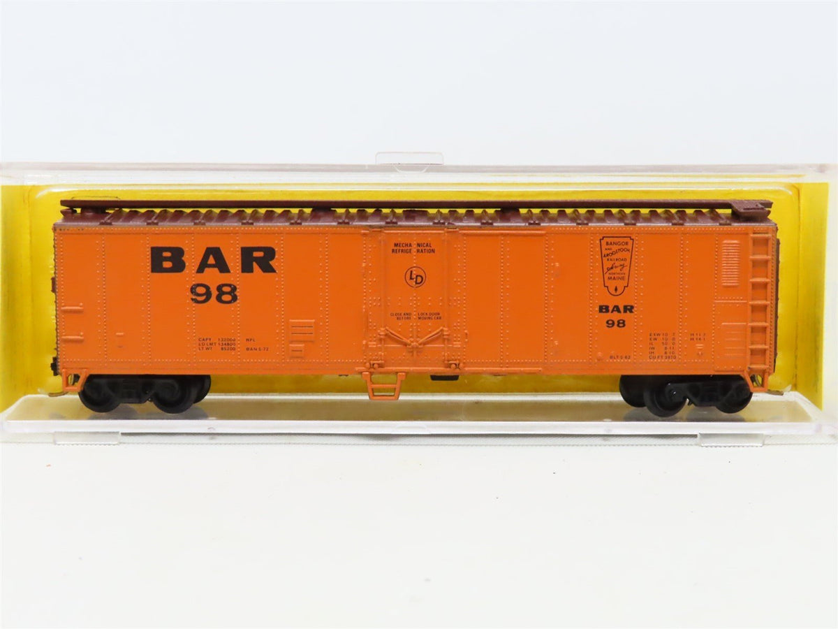 N Scale Atlas 3652 BAR Bangor &amp; Aroostook 50&#39; Mechanical Reefer #98