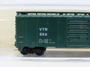 N Scale Atlas 3406 VTR Vermont Railway 40' Single Door Box Car #289