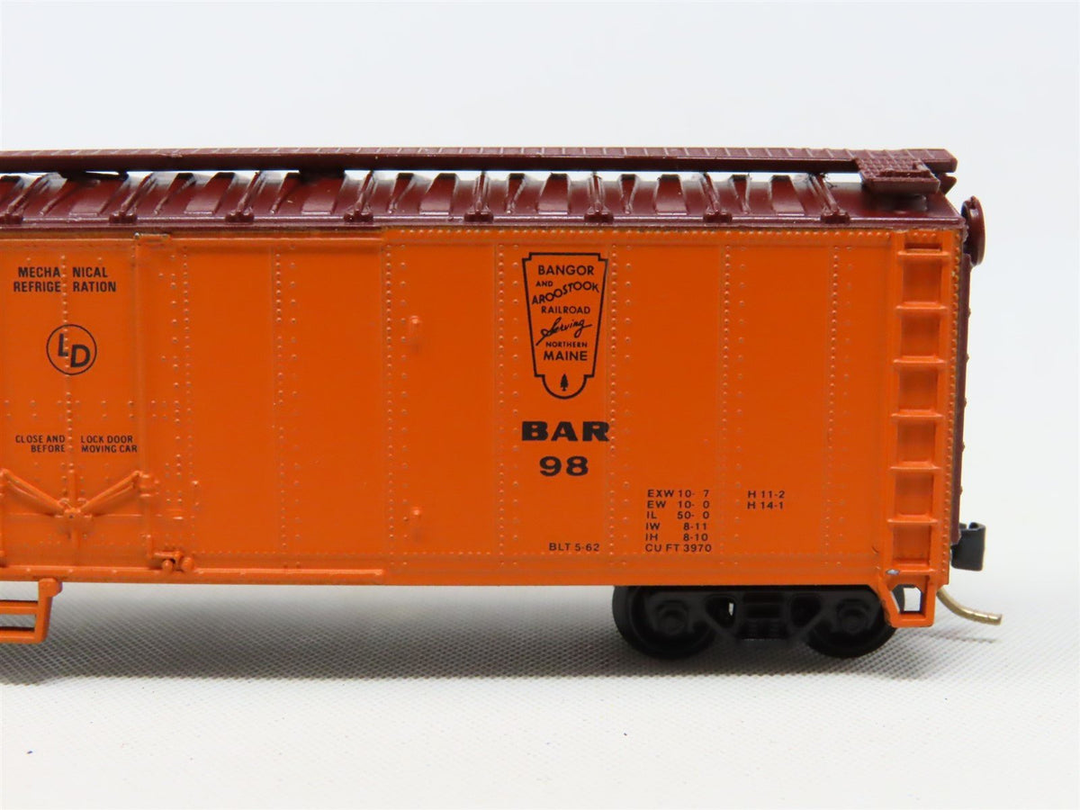 N Scale Atlas 3652 BAR Bangor &amp; Aroostook 50&#39; Mechanical Reefer #98