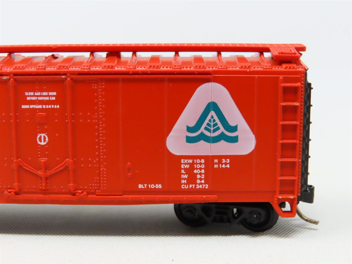 N Scale Atlas 3320 BAR Bangor &amp; Aroostook 40&#39; Plug Door Box Car #12002