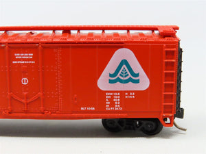 N Scale Atlas 3320 BAR Bangor & Aroostook 40' Plug Door Box Car #12002