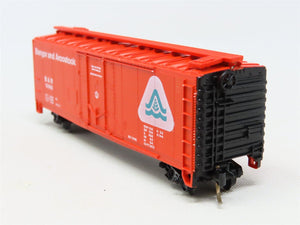 N Scale Atlas 3320 BAR Bangor & Aroostook 40' Plug Door Box Car #12002