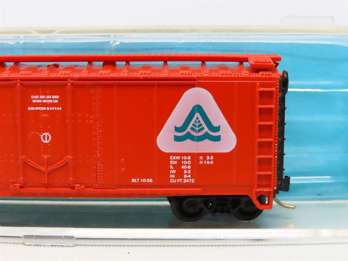 N Scale Atlas 3320 BAR Bangor &amp; Aroostook 40&#39; Plug Door Box Car #12002