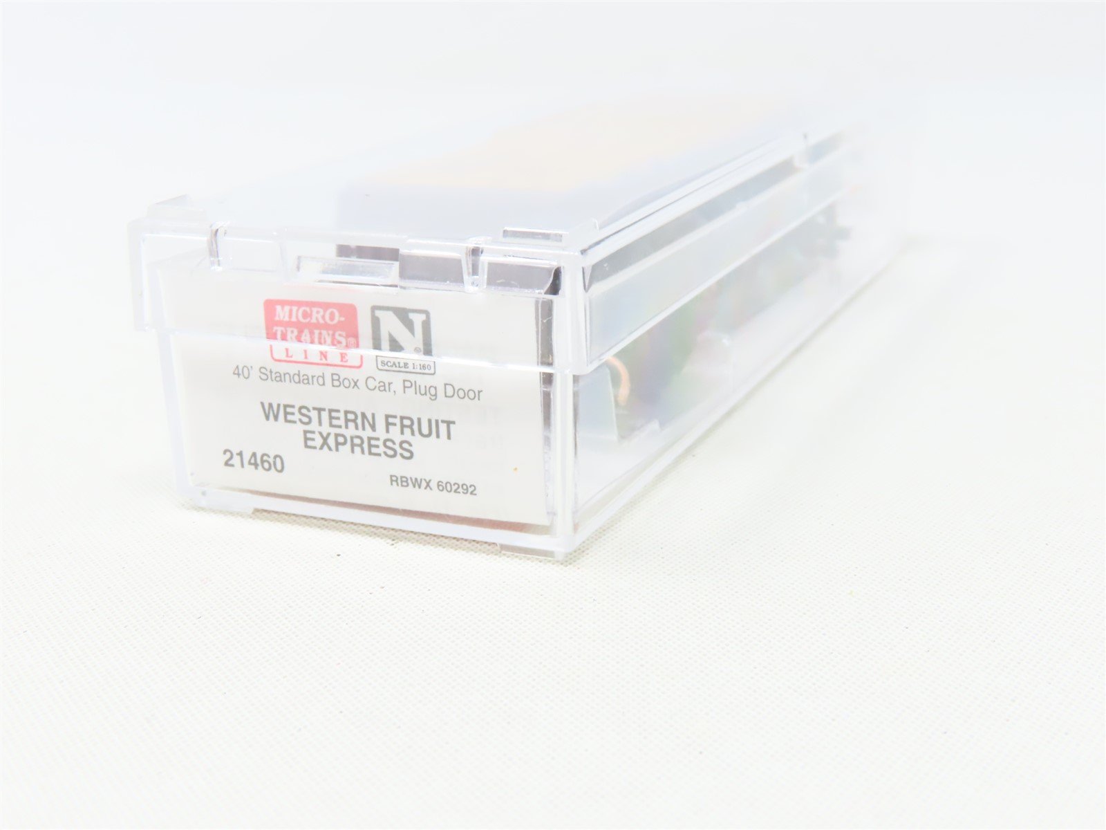 N Micro-Trains MTL #21460 RBWX GN Great Northern 40' Plug Door Box Car #60292