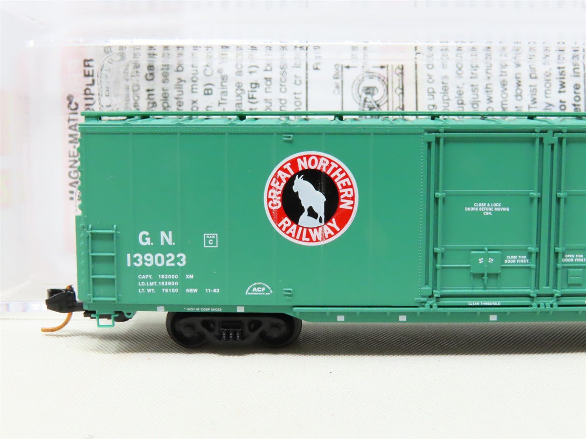 N Scale Micro-Trains MTL #12200032 GN Great Northern &quot;Goat&quot; 60&#39; Box Car #139023