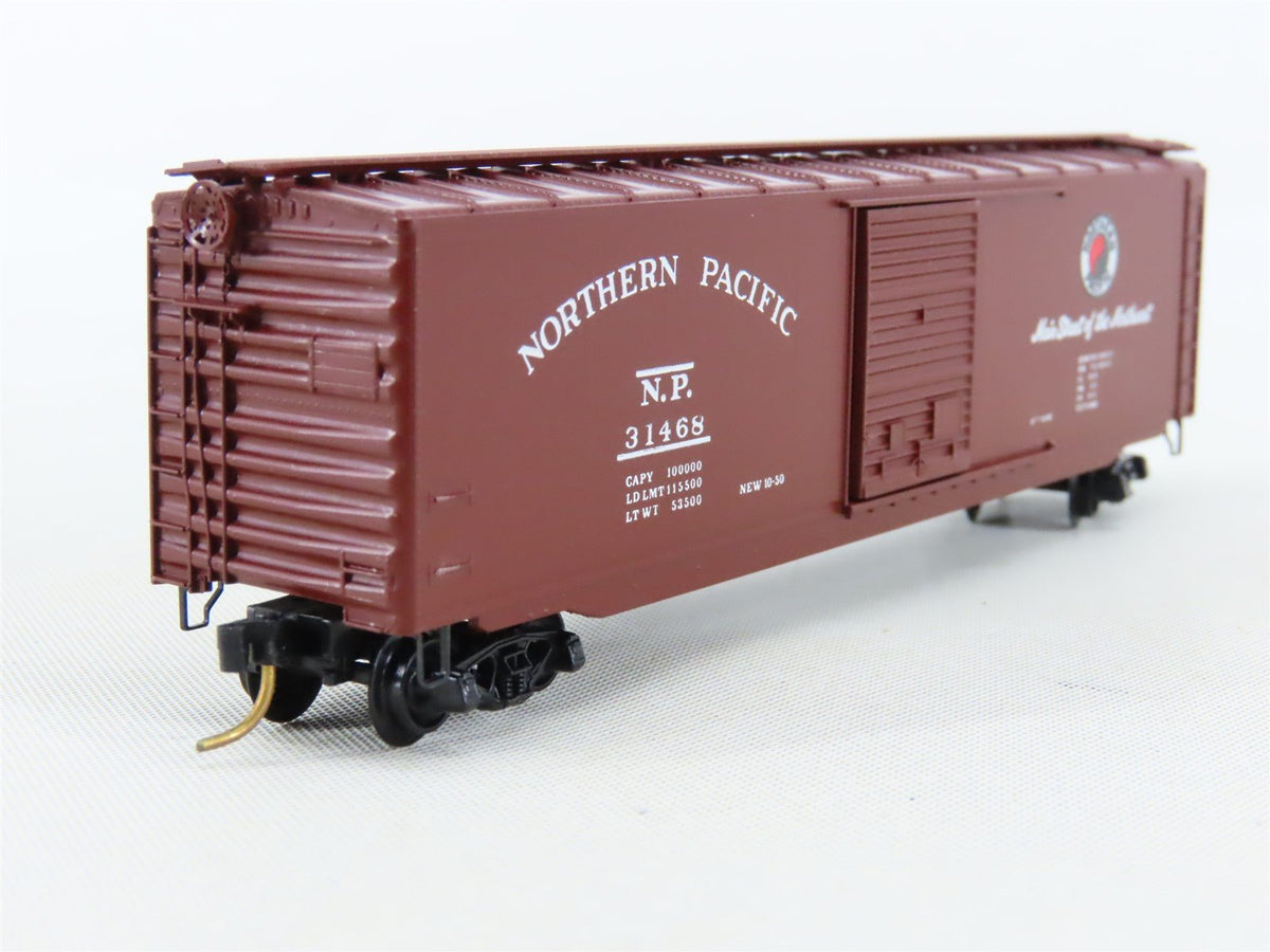 N Kadee Micro-Trains MTL 31170 NP Northern Pacific 50&#39; Boxcar 31468 - Blue Label