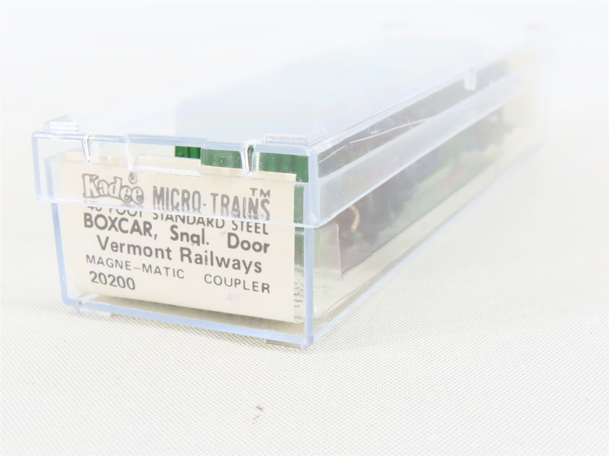 N Scale Kadee Micro-Trains MTL 20200 VTR Vermont Railway 40&#39; Box Car #401