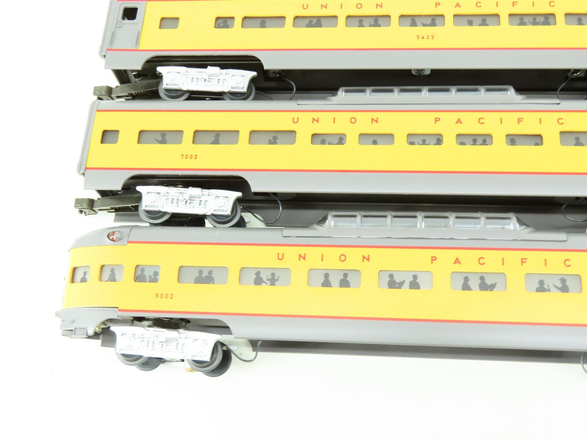 O Gauge 3-Rail MTH MT-6506 UP Union Pacific 70&#39; Aluminum Passenger 5-Car Set