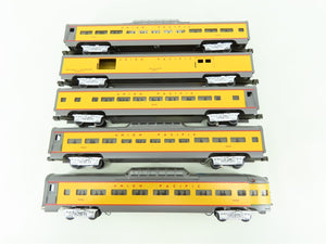 O Gauge 3-Rail MTH MT-6506 UP Union Pacific 70' Aluminum Passenger 5-Car Set