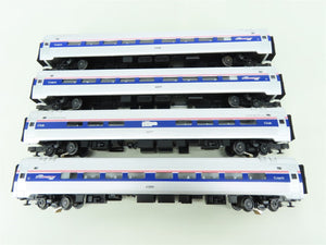 O 3-Rail MTH 20-6531 AMTK Amtrak Amfleet Northeast Direct Passenger 4-Car Set