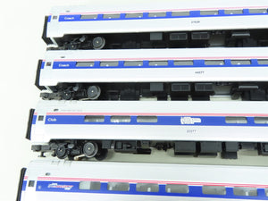 O 3-Rail MTH 20-6531 AMTK Amtrak Amfleet Northeast Direct Passenger 4-Car Set