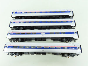 O 3-Rail MTH 20-6531 AMTK Amtrak Amfleet Northeast Direct Passenger 4-Car Set