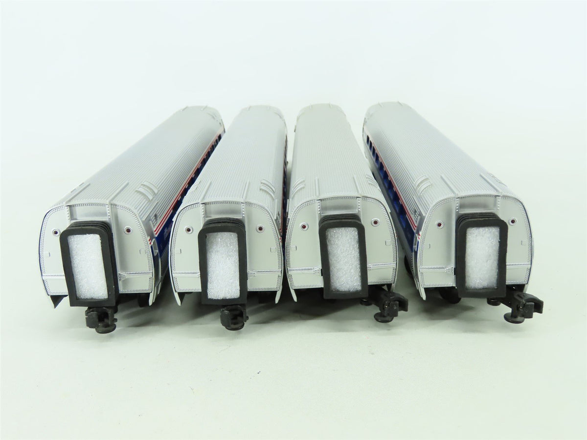 O 3-Rail MTH 20-6531 AMTK Amtrak Amfleet Northeast Direct Passenger 4-Car Set