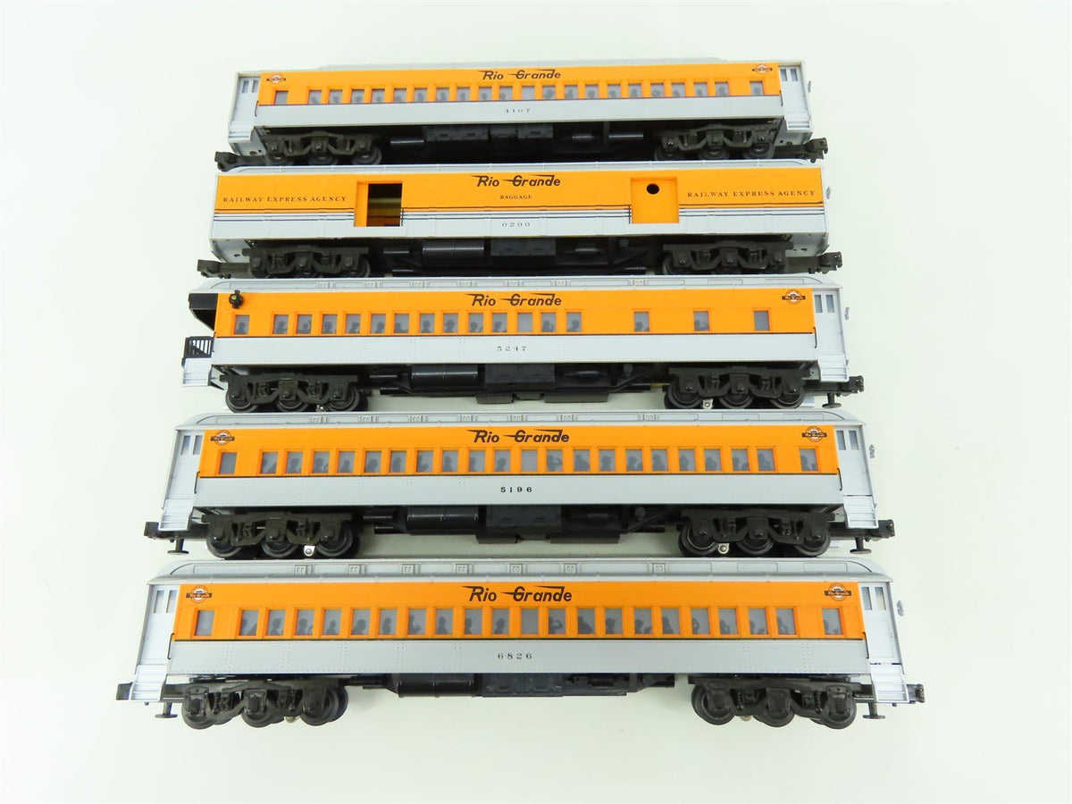 O Gauge 3-Rail Williams D&amp;RGW Rio Grande Madison Passenger 5-Car Set