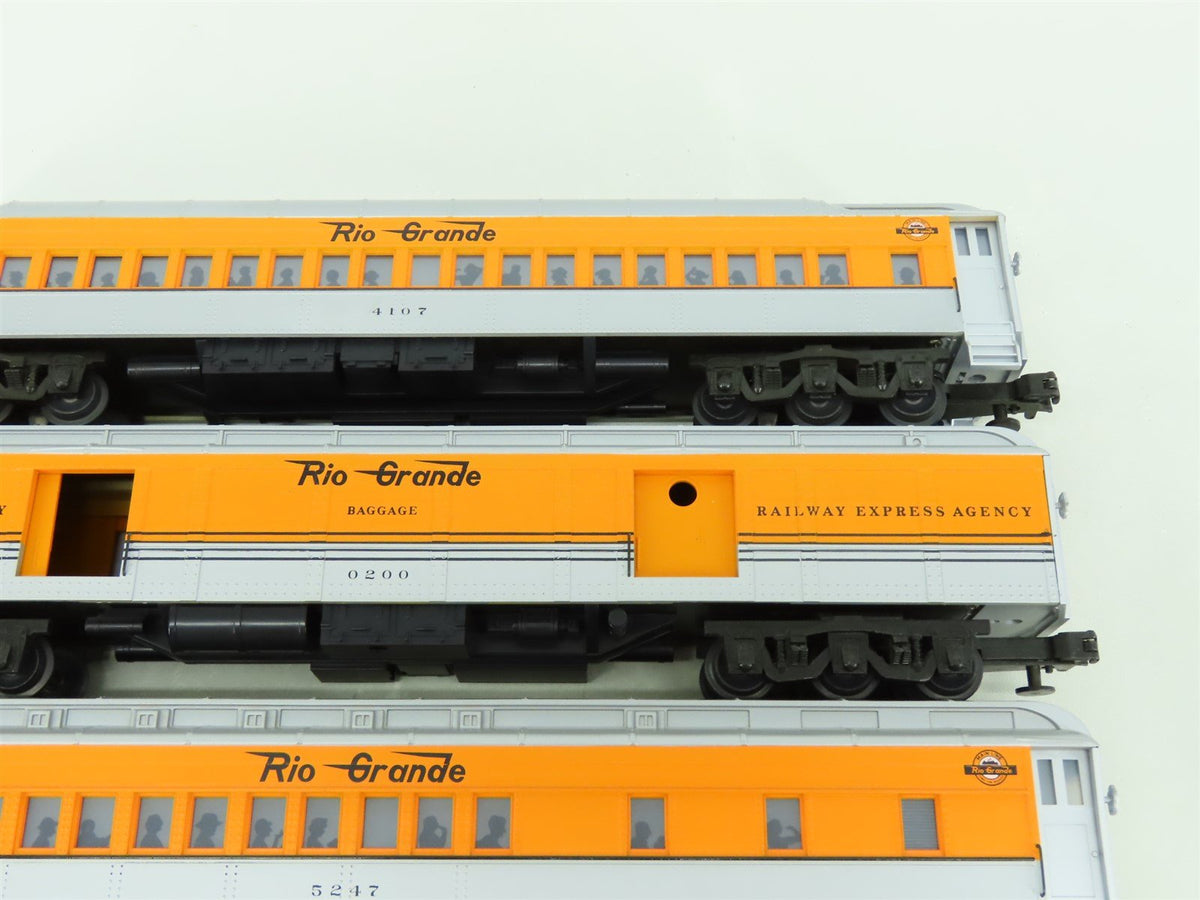 O Gauge 3-Rail Williams D&amp;RGW Rio Grande Madison Passenger 5-Car Set