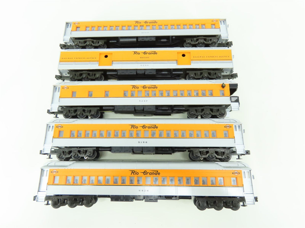 O Gauge 3-Rail Williams D&amp;RGW Rio Grande Madison Passenger 5-Car Set