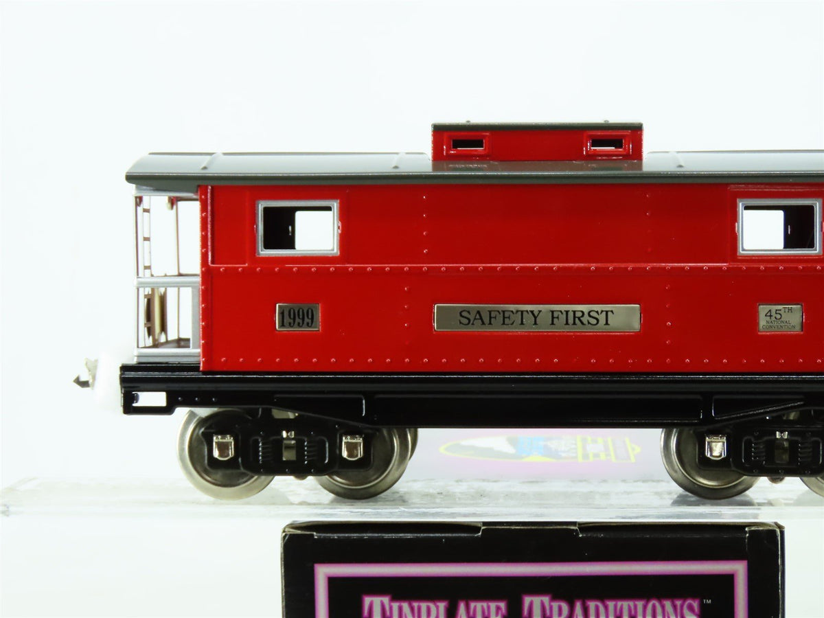 Standard Gauge MTH Tinplate Traditions 10-2001 TCA &quot;Safety First&quot; Caboose #1999