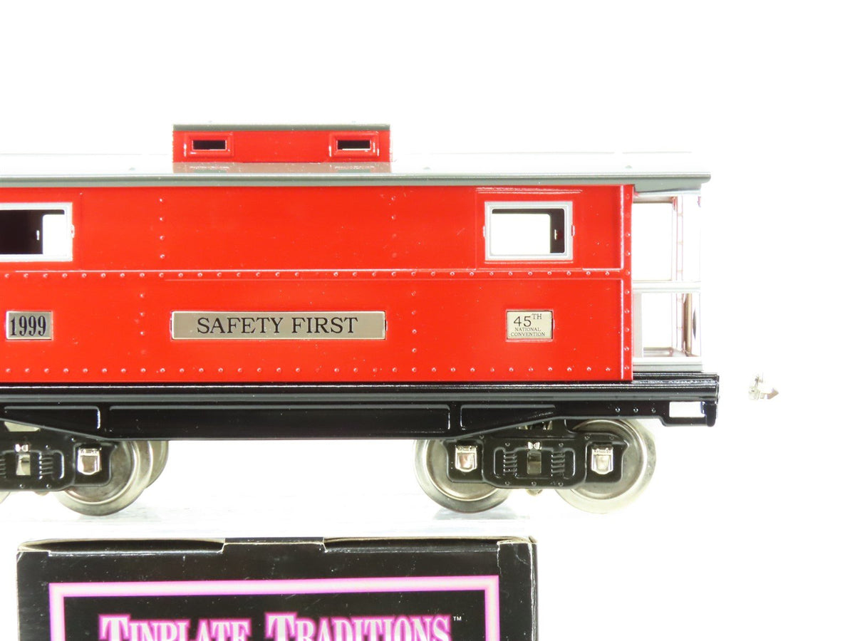 Standard Gauge MTH Tinplate Traditions 10-2001 TCA &quot;Safety First&quot; Caboose #1999