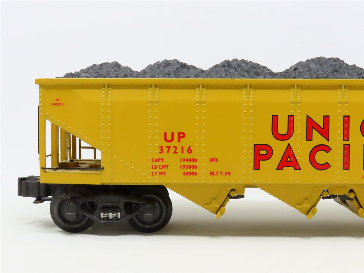 O Gauge 3-Rail K-Line K623-2112 UP Union Pacific 4-Bay Hopper #37216 w/Load