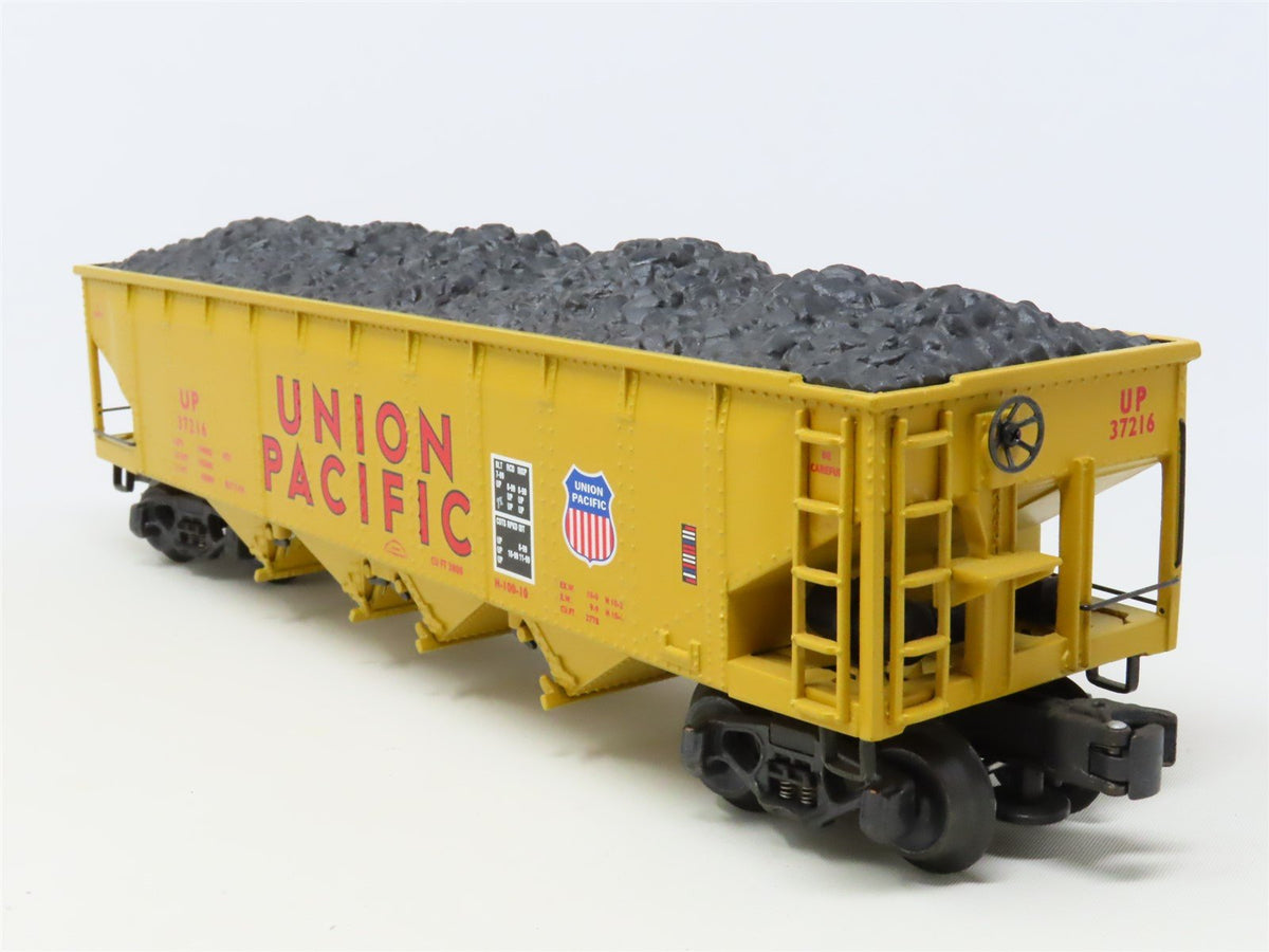 O Gauge 3-Rail K-Line K623-2112 UP Union Pacific 4-Bay Hopper #37216 w/Load