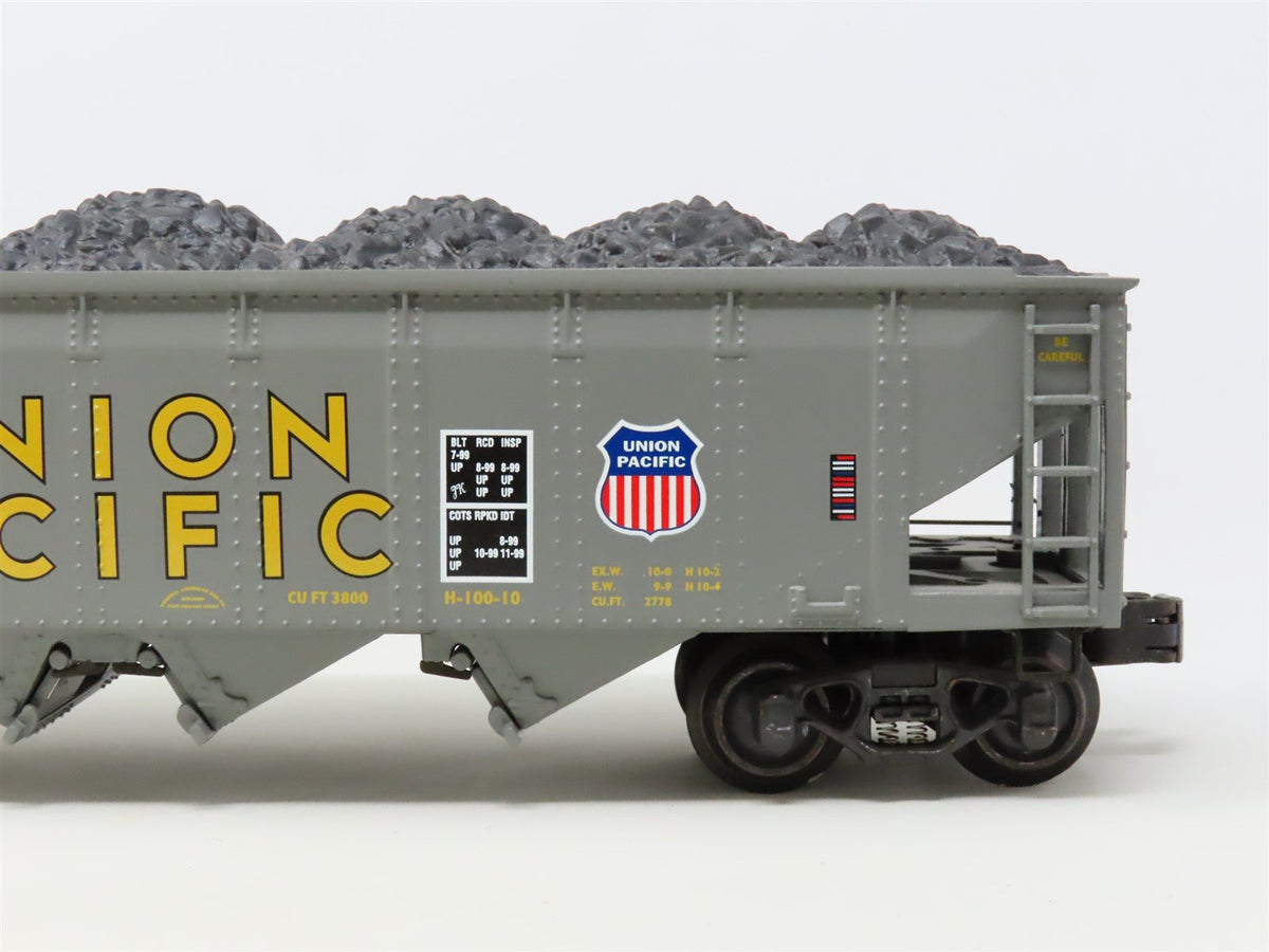 O Gauge 3-Rail K-Line K623-2114 UP Union Pacific 4-Bay Hopper #37416 w/Load