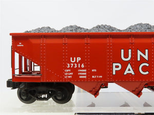 O Gauge 3-Rail K-Line K623-2113 UP Union Pacific 4-Bay Hopper #37316 w/Load