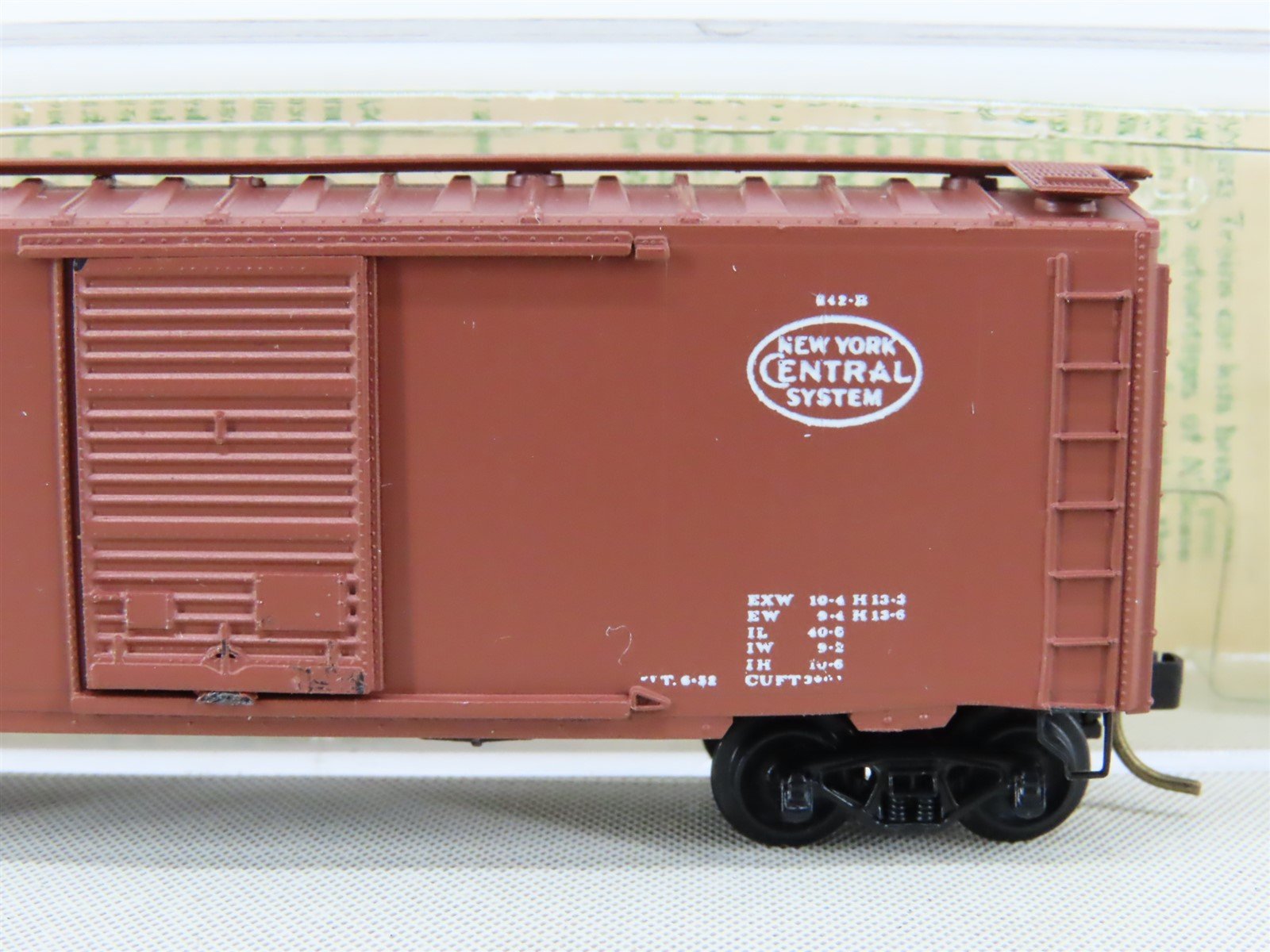 N Kadee Micro-Trains MTL 20047 NYC New York Central 40' Box Car - Blue Label